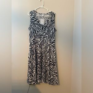 Lularoe Nicki Zebra Dress